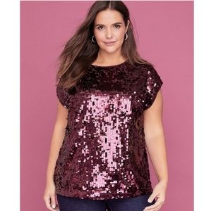 Sequin Tee/Top